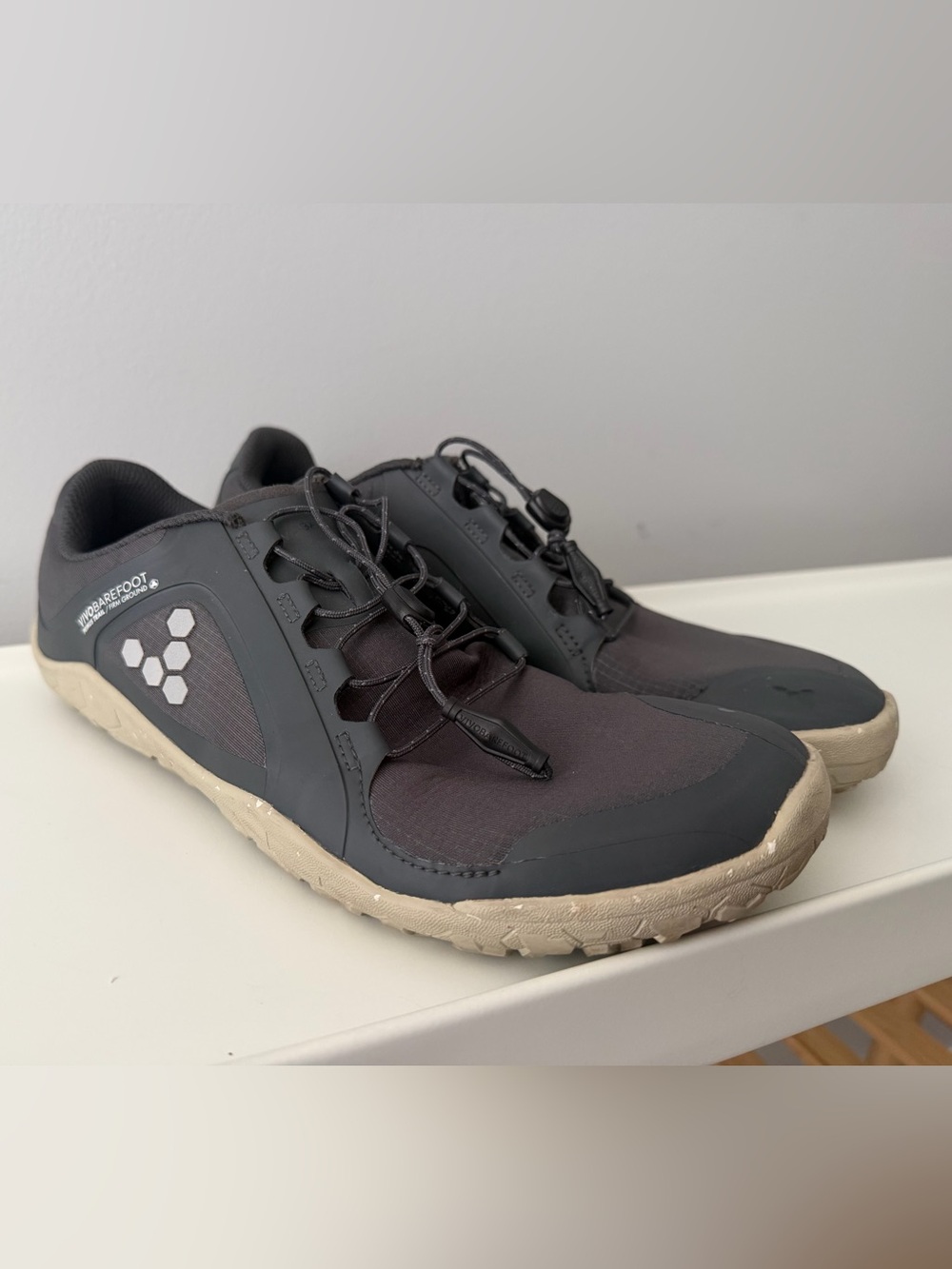 Vivobarefoot Primus Trail II FG All Weather Grey Obsidian Men’s EU Size 41